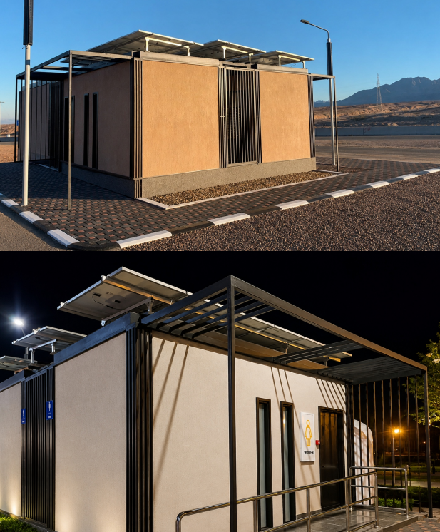 Solar-Powered Restroom Units — NEOM (2019) | 3 Sites